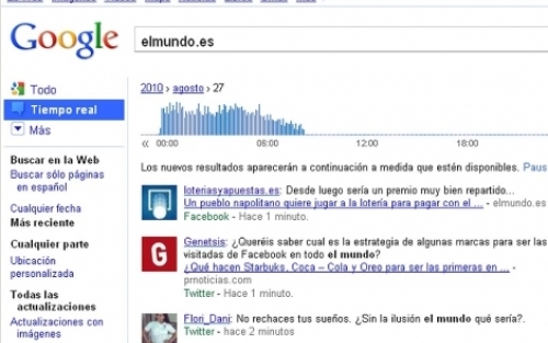 Google lanza un nuevo sitio de información en tiempo real